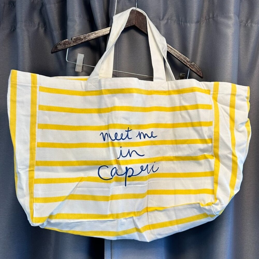 NWT Large Canvas Tote